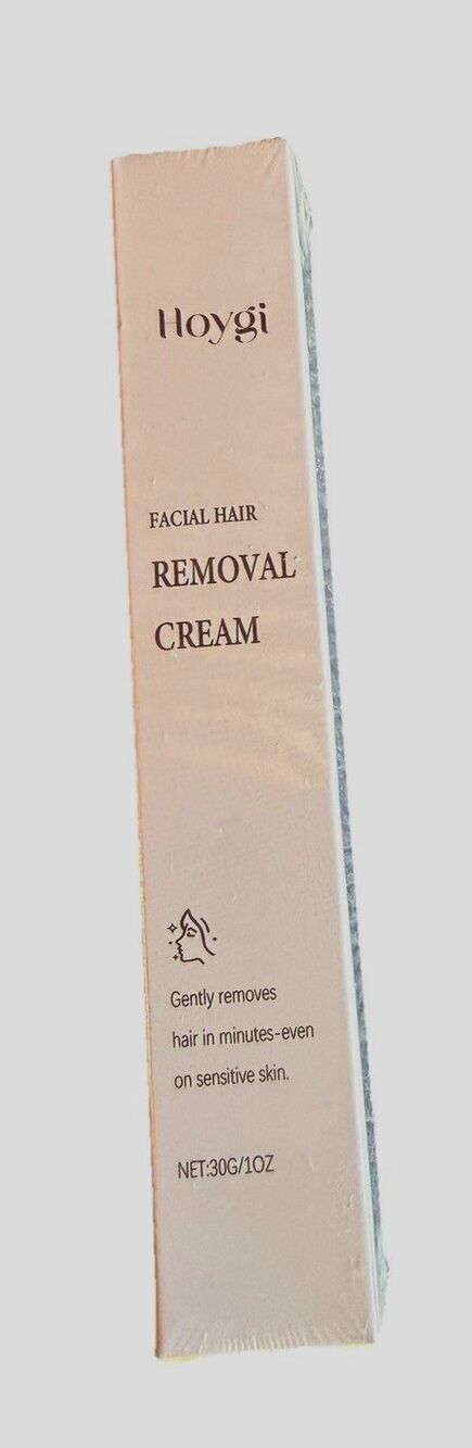 Hoygi Facial Hair Removal Cream - 30G/1oz Gentle Sensitive Skin Takes Minutes